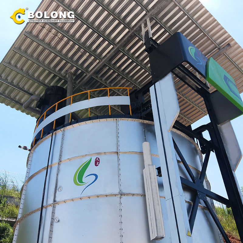 stable vertical aerobic composting system